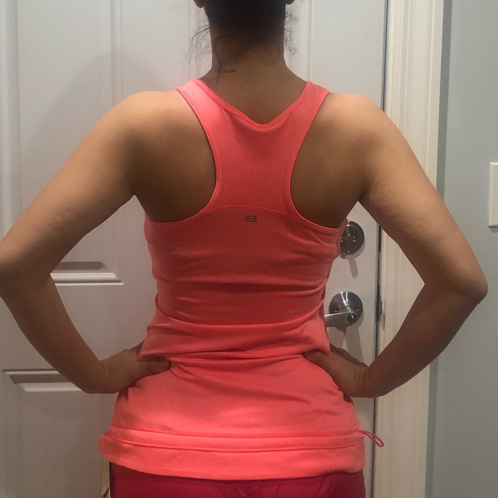 Orange sport tank top